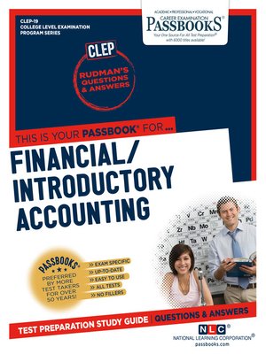 cover image of FINANCIAL ACCOUNTING